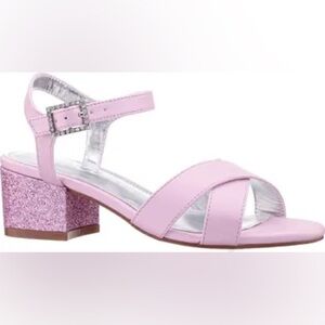 NWT Nina Kids' Valentin Pink Ankle Strap Sandals Size 4